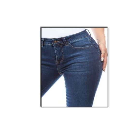 JEANS STRETCH DENIM BLUE, H2 XA 198 SIZE 9, WAIST 31 SKINNY, Butt LIFTING - Picture 6 of 9